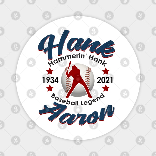 Hank Aaron Magnet by Myteeshirts